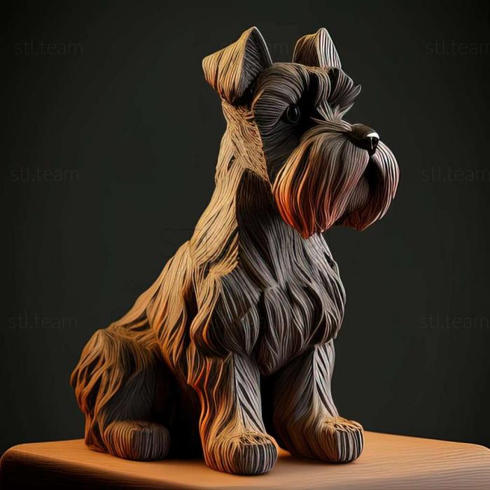 Zwergschnauzer dog